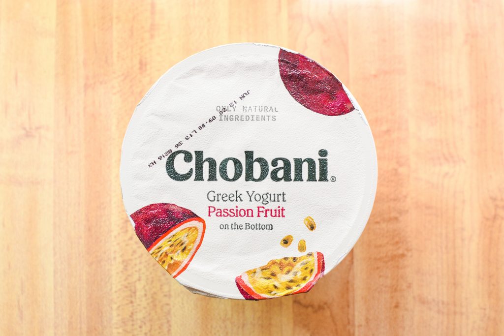 チョバニ（Chobani）ギリシャヨーグルトのパッションフルーツ味