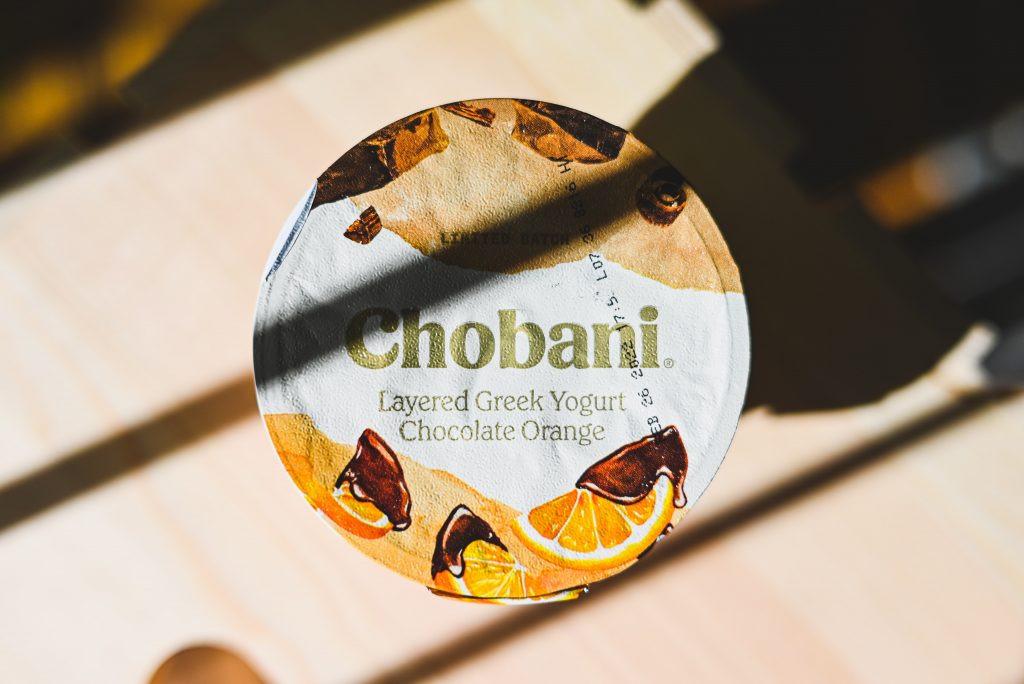 チョバニ（chobani）ギリシャヨーグルト（チョコレートオレンジ味）